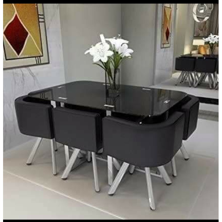 Space saving dining table set hot sale