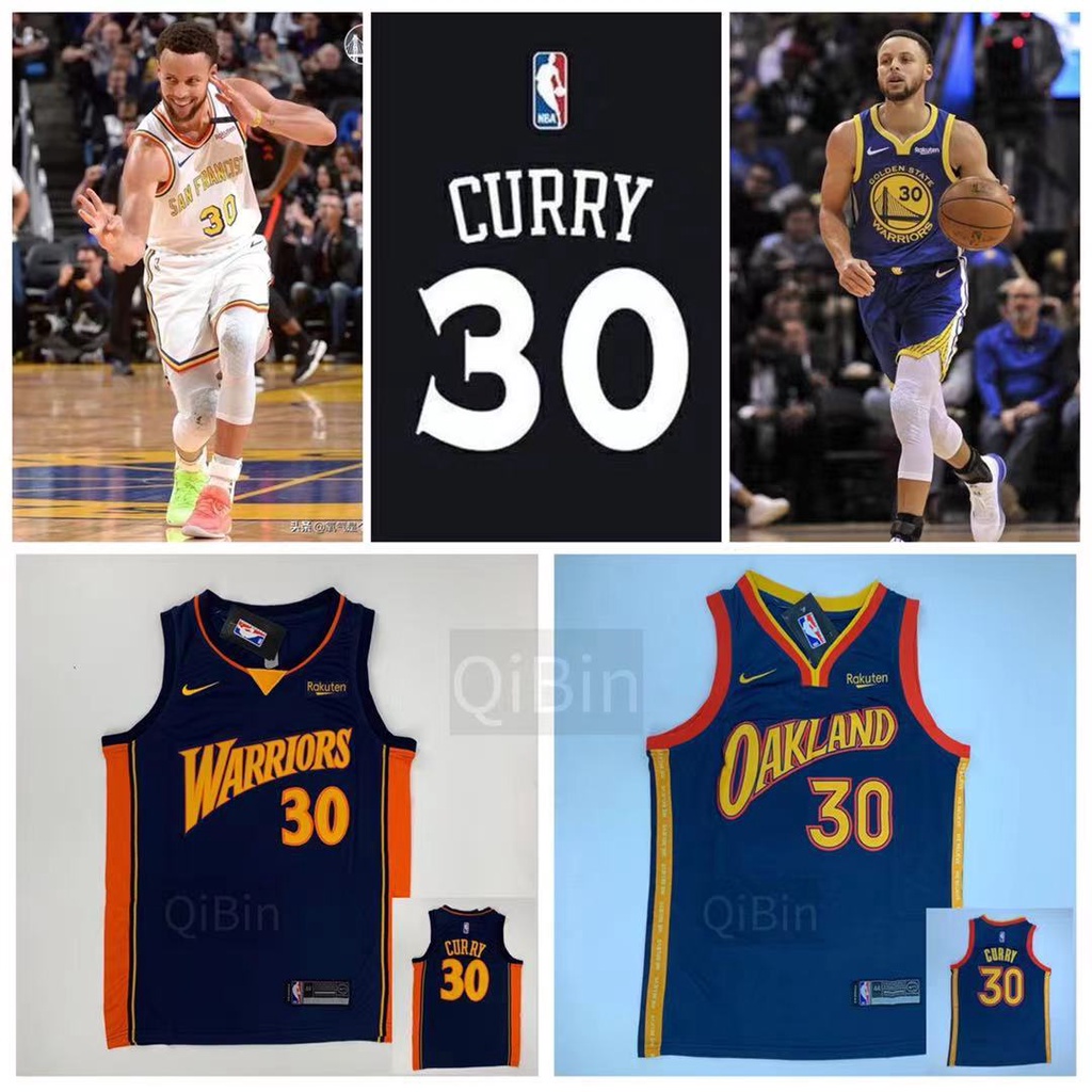 Available】NBA Oakland 30 Stephen Curry Swingman Basketball Jersey