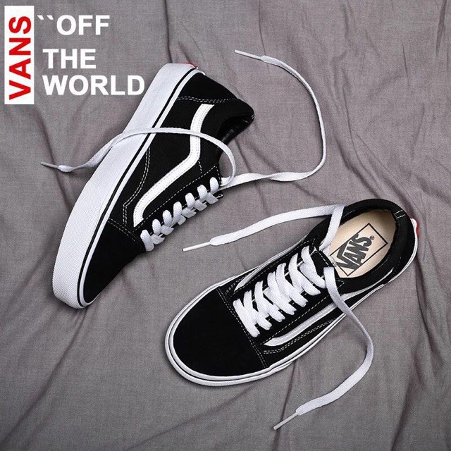 Vance canvas shoes klasikong sports black white