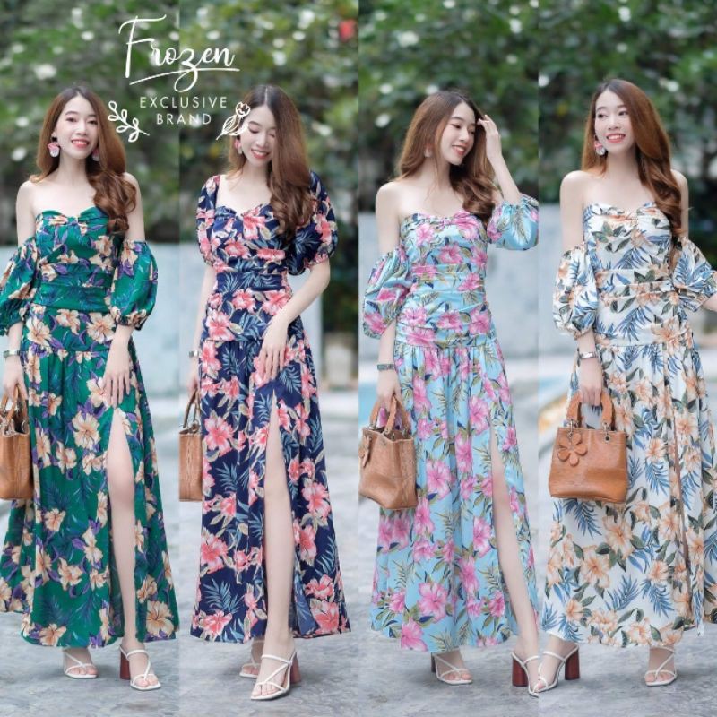 Long discount dress shopee