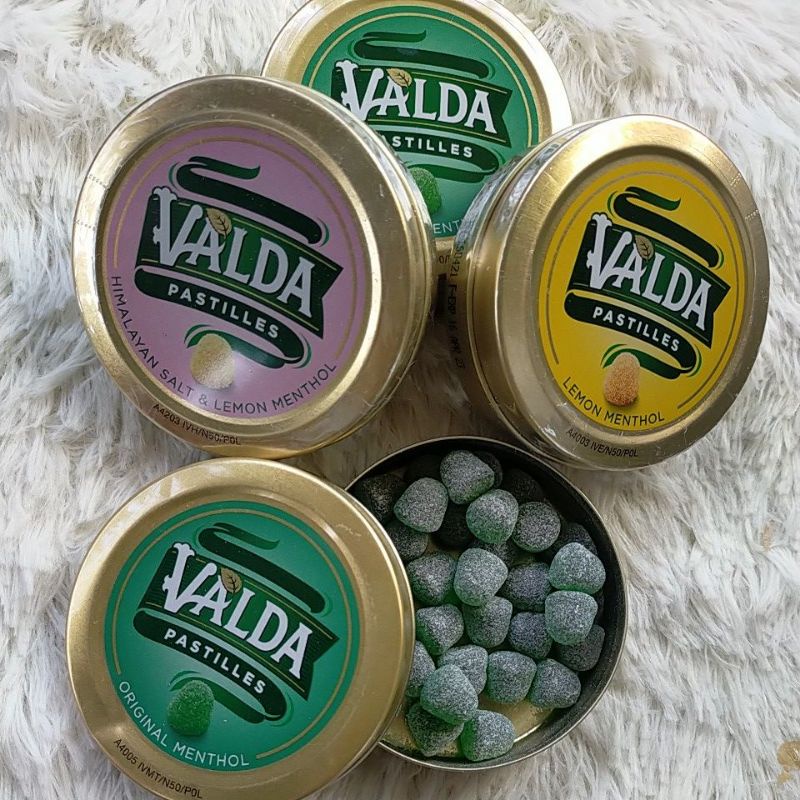 Valda menthe sans sucre 50 pcs