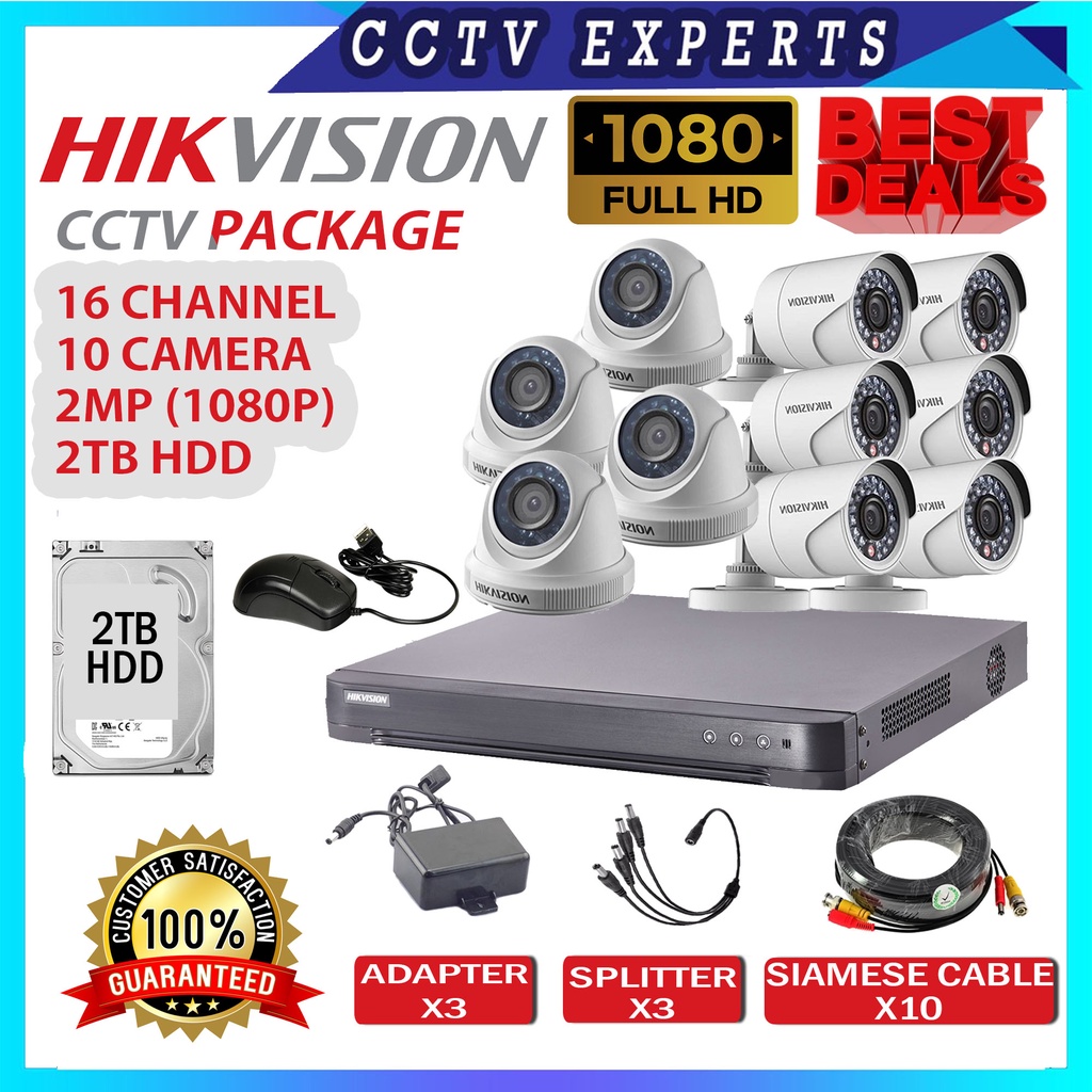 Hikvision 10 best sale channel dvr