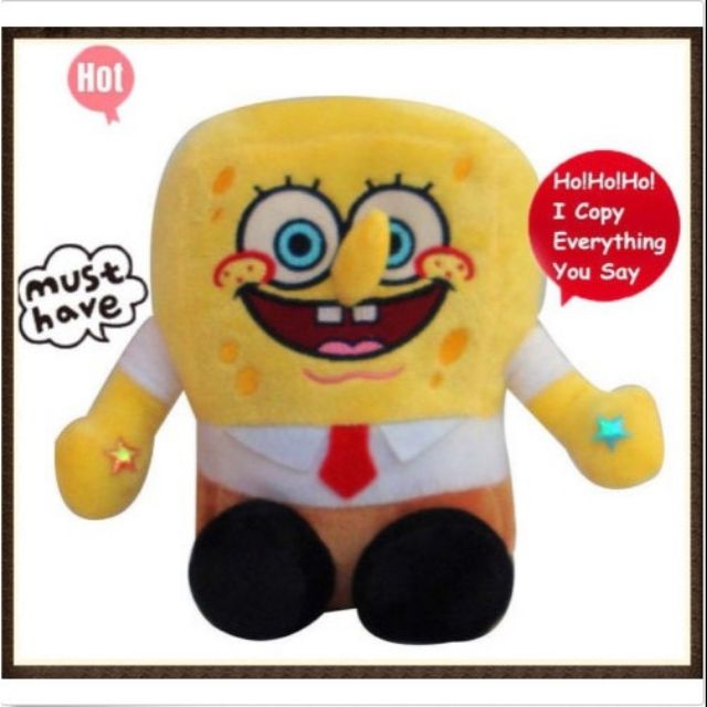 talking spongebob plush