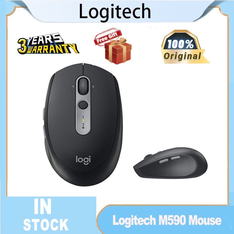 Logitech M590 Wireless Mute Bluetooth Mouse Unifying Dual, 54% OFF