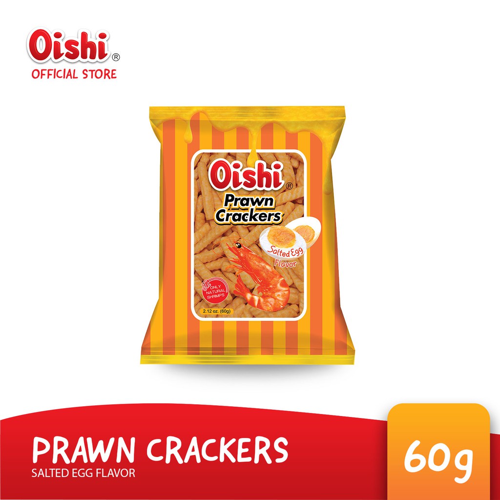 Oishi Prawn Crackers 60g, Oishi Prawn Crackers