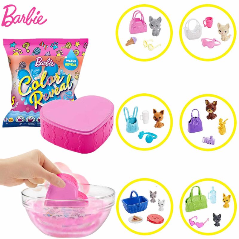 Barbie color reveal animal hot sale