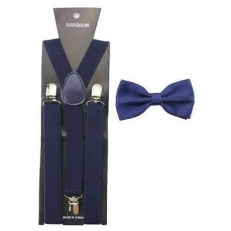 Blue Bow Ties and Suspenders (Blue)