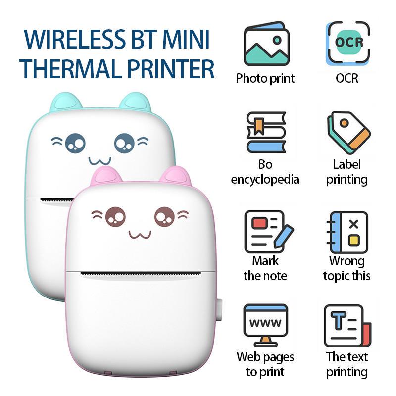 Phomemo M110 Label Printer, Mini Thermo-Sticker Machine, Mobile Phone  Bluetooth Printer for Barcodes, Clothes, Jewelry, Retail, Address  Compatible