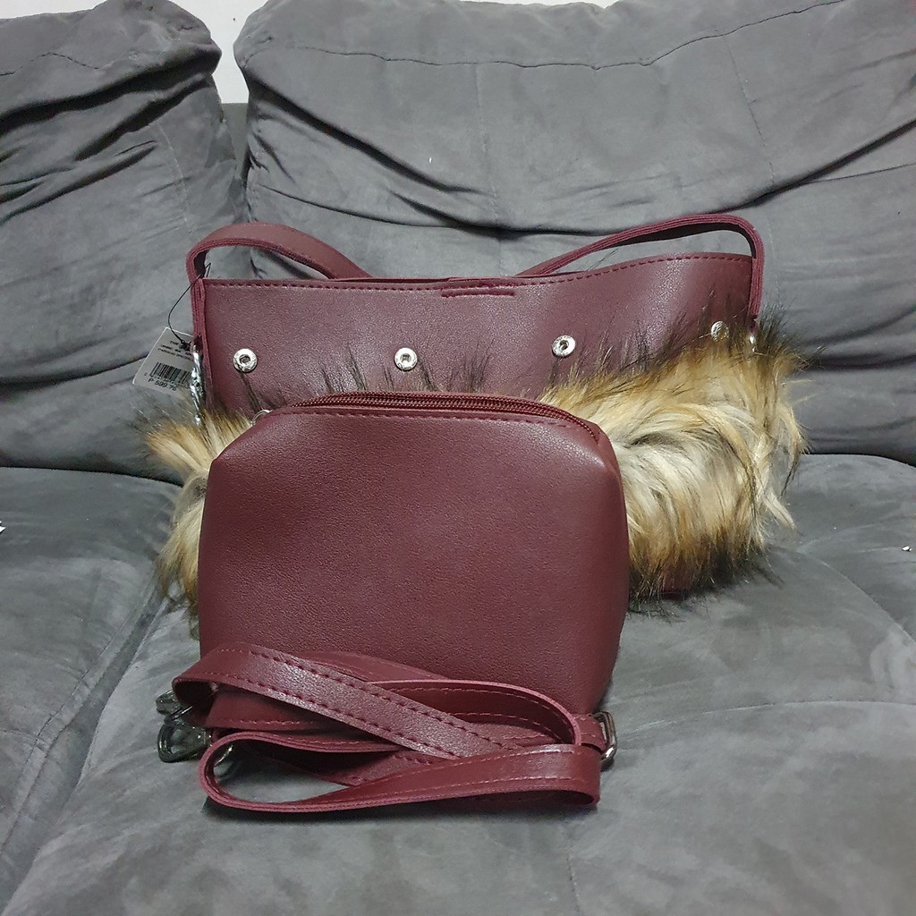 Brand New Parisian Classy Maroon Bag