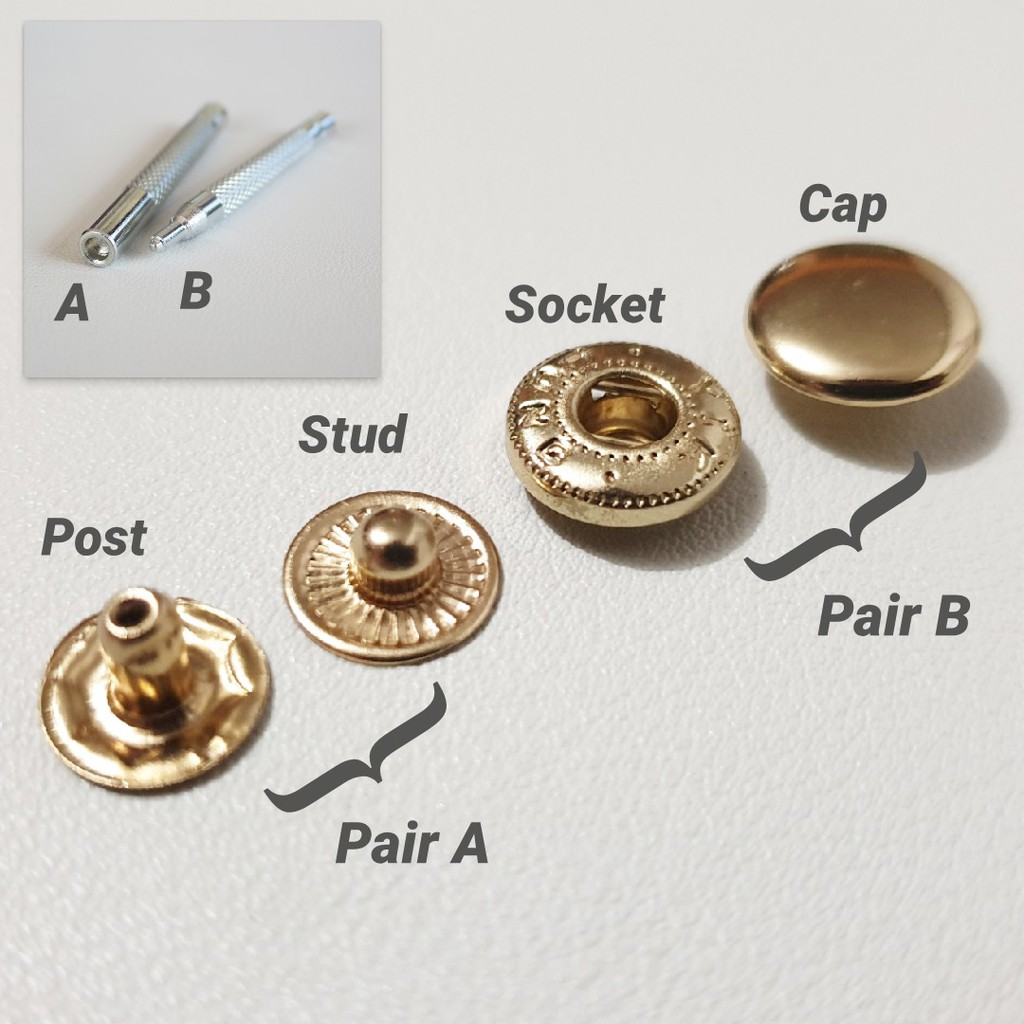 Regular Snap Button 12mm diameter (#330)