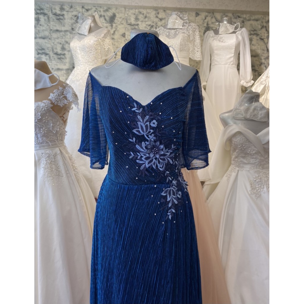 Royal blue hot sale gown for ninang