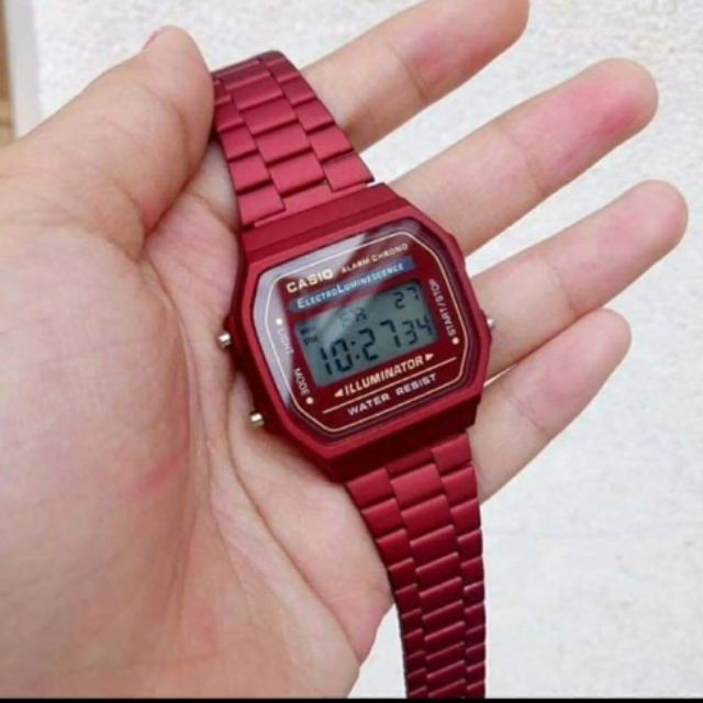 Casio store vintage red