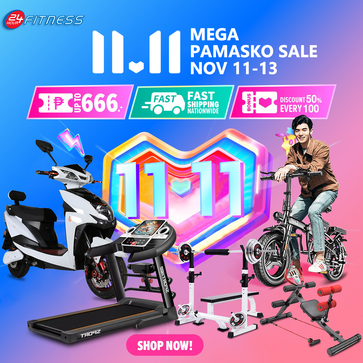 24 Hour Fitness, Online Shop Shopee Philippines