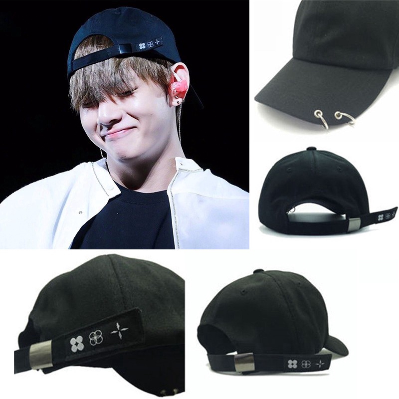 WINGS TOUR PIERCED BASEBALL CAP💜 - BTS ARMY GIFT SHOP