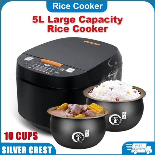 Manila spot Rice cooker 5L English 10CUPS Smart rice cooker multi