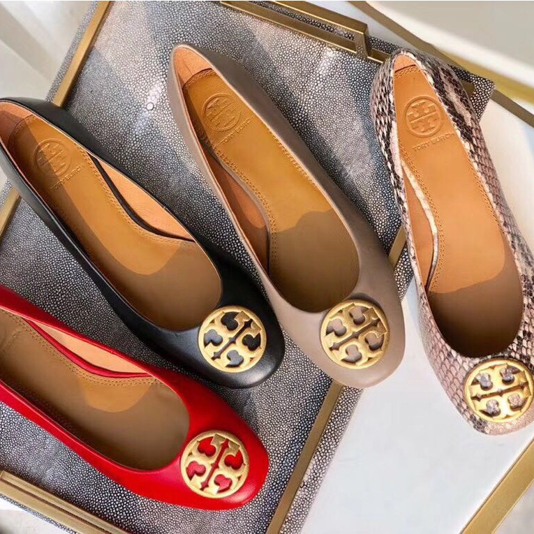 Tory burch clearance low heel shoes