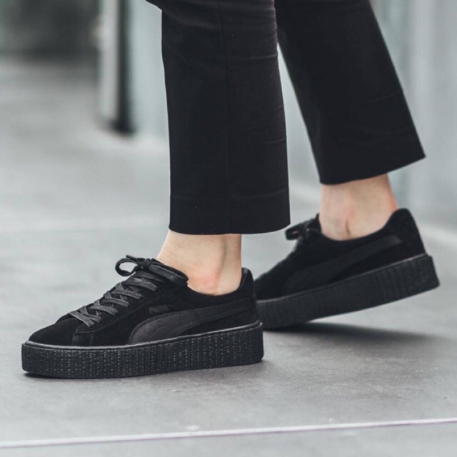 Puma fenty cheap creepers all black