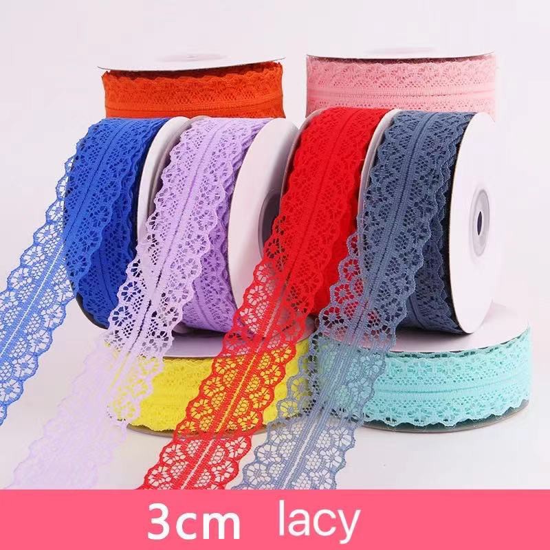 Size 40 (3 70mm) & Size 16 (2 50mm) Satin Ribbon C/E cut edged