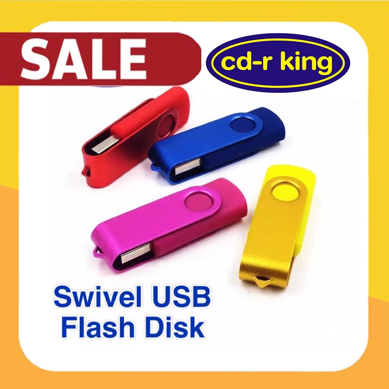 CDR-King Swivel USB Flash Drive 8GB 16GB 32GB | Shopee Philippines