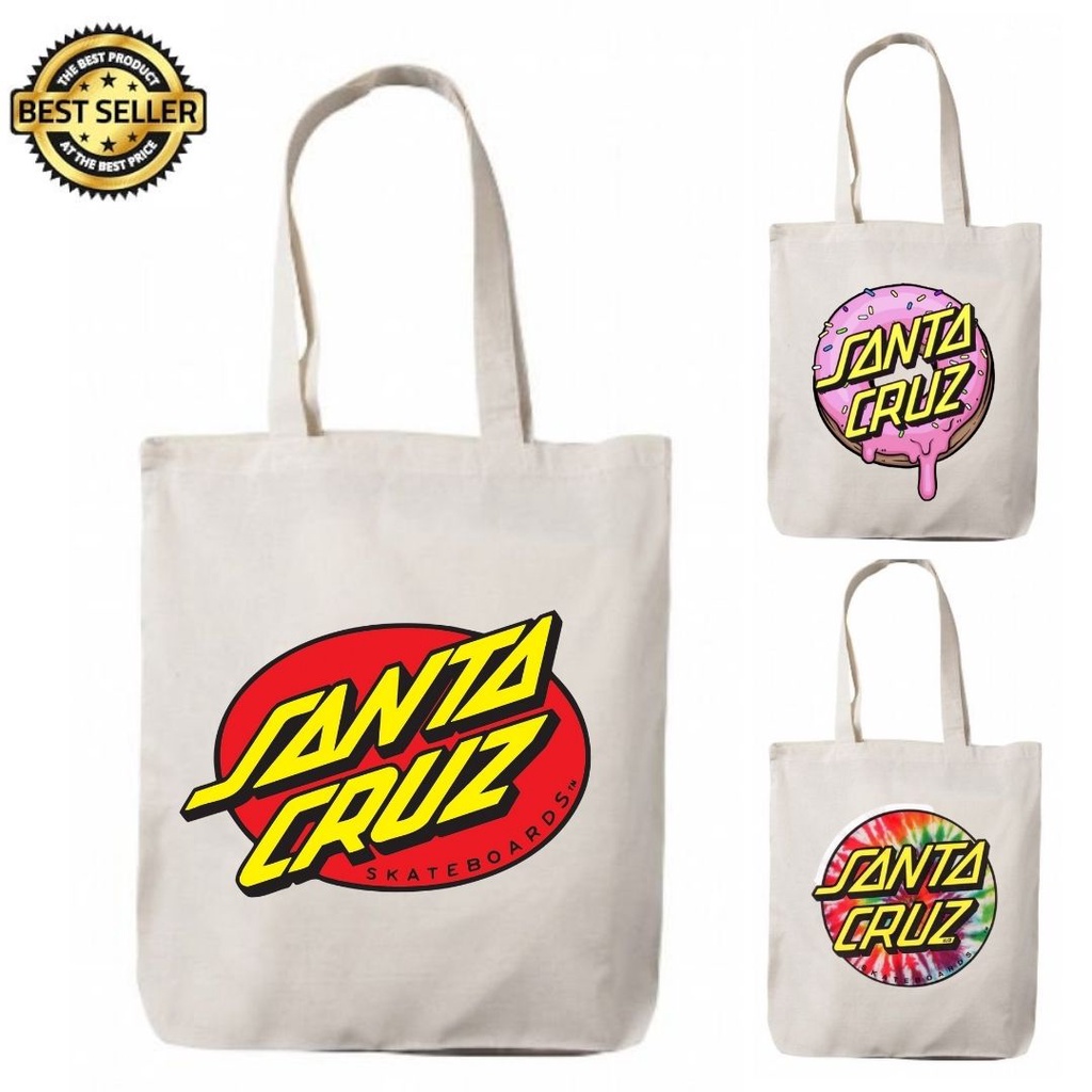 Vans off the wall Santa Cruz Tote Bag Katsa Canvas High Quality