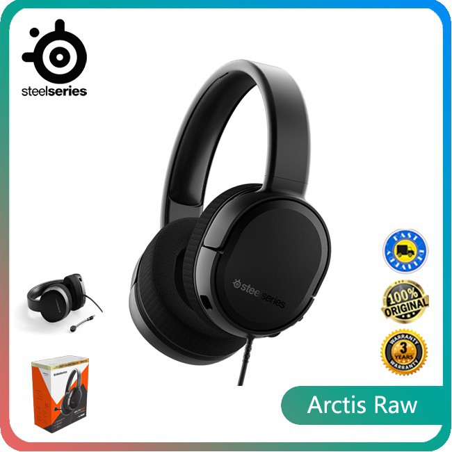 Steelseries Arctis raw gaming headset 7.1 headset with microphone