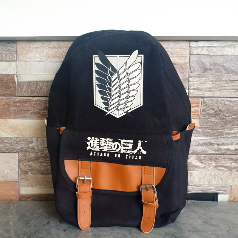 Attack on titan top bookbag