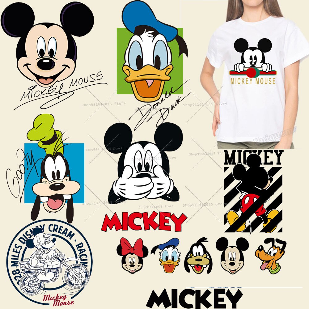 Mickey mouse hotsell t shirt transfers