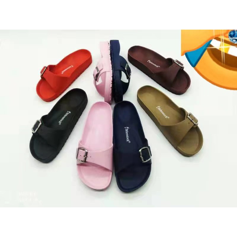 Birkenstock one strap discount rubber