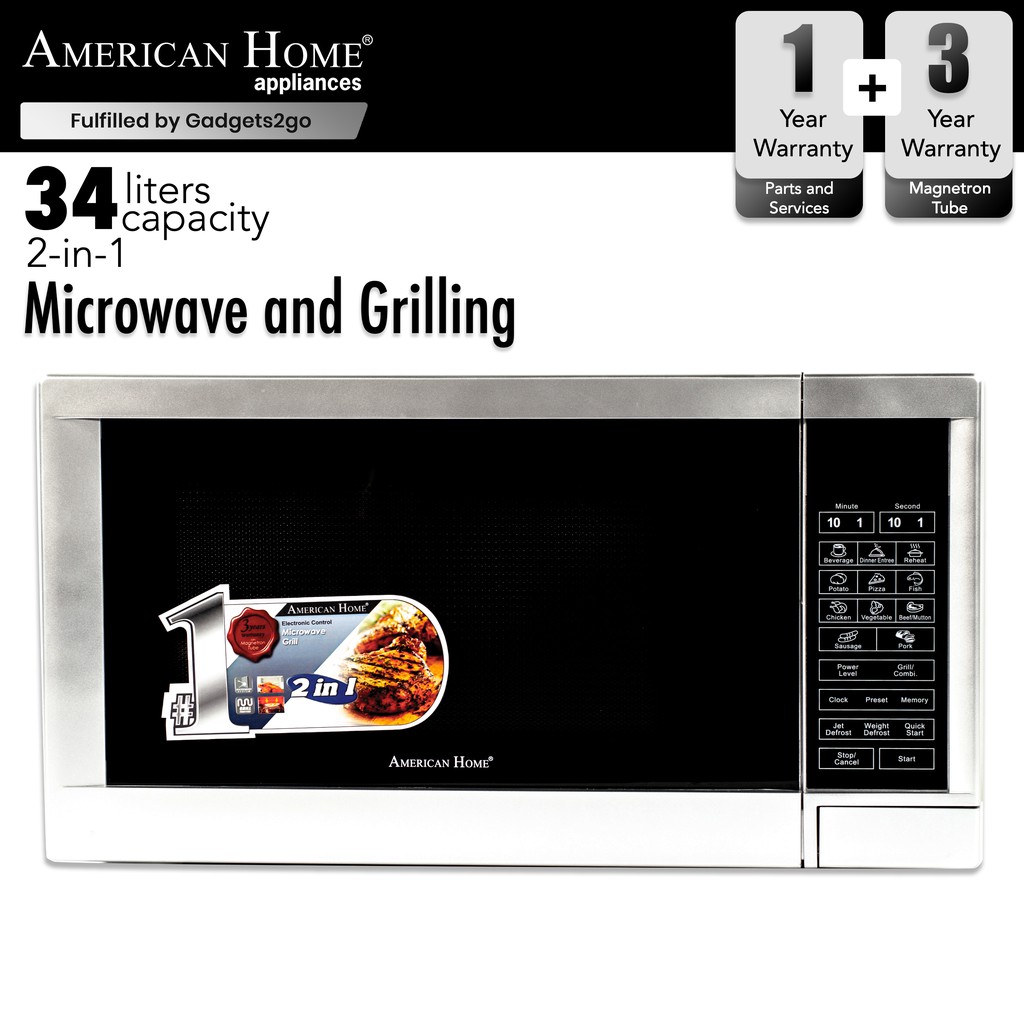 American home deals digital microwave