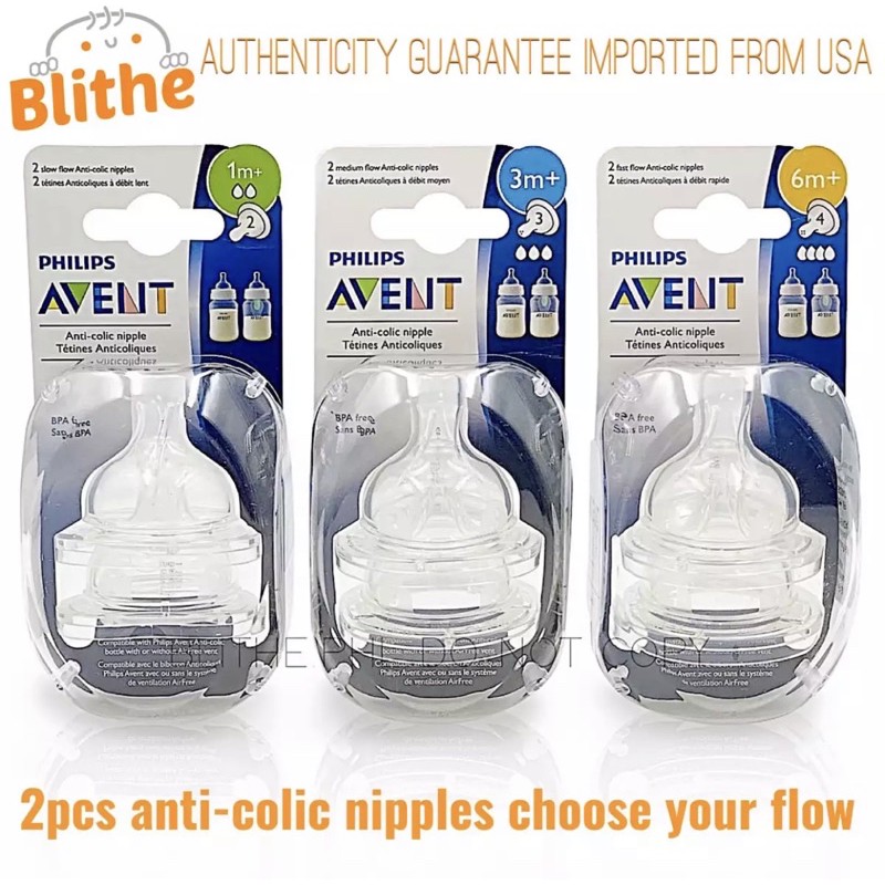 Avent classic sale nipples sizes