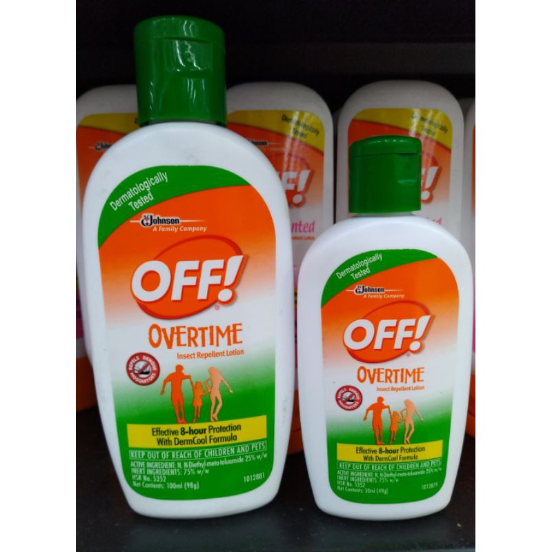 OFF!® Overtime Insect Repellent Lotion