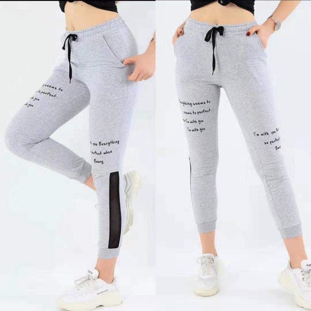 females clothing apparel formal ootd jogger pants for daily use