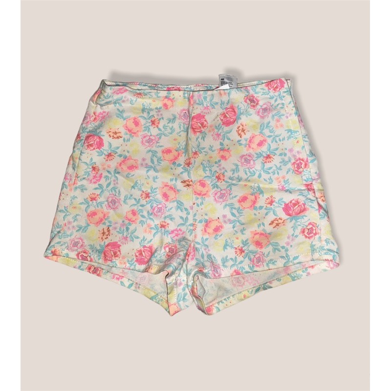 divided h m floral high waist shorts Shopee Philippines