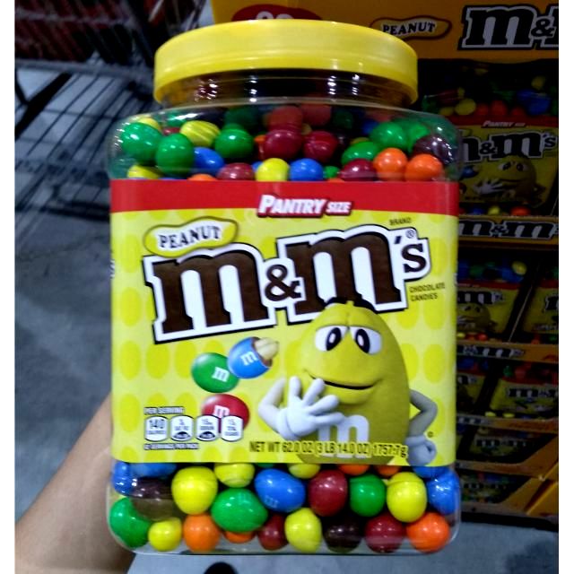 M&Ms Chocolate covered peanuts party size 1.7kg