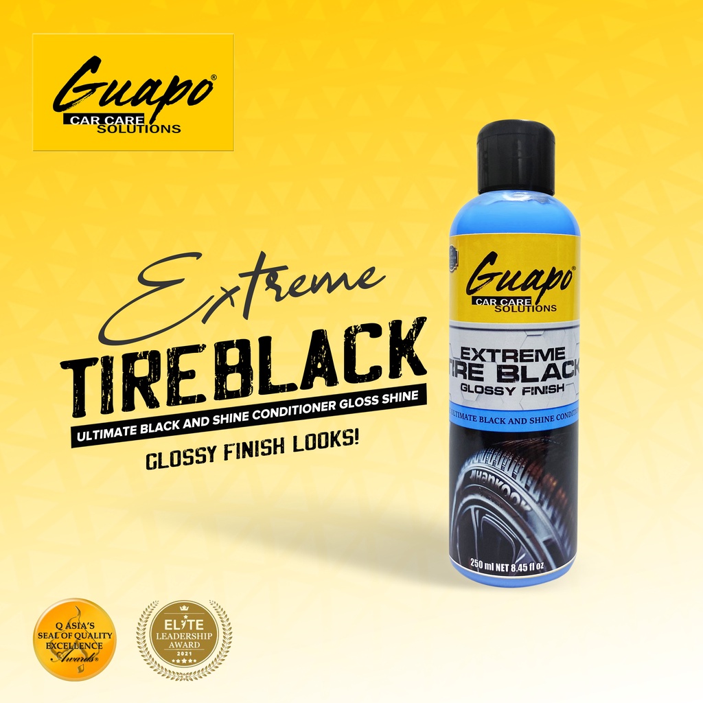 Guapo Car Care Solutions Extreme Tire Black /Tire Shine /Tire Dressing/Tire  Conditioner 250ml
