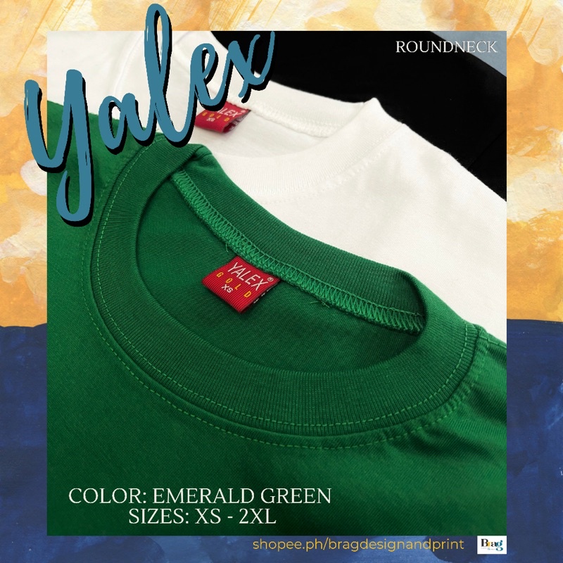 YALEX Emerald Green | ROUNDNECK | Red Label | Plain Shirt