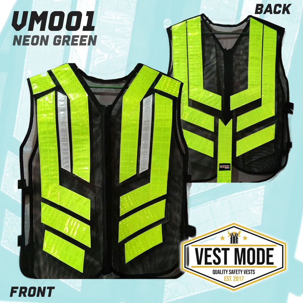 Green deals motorcycle vest