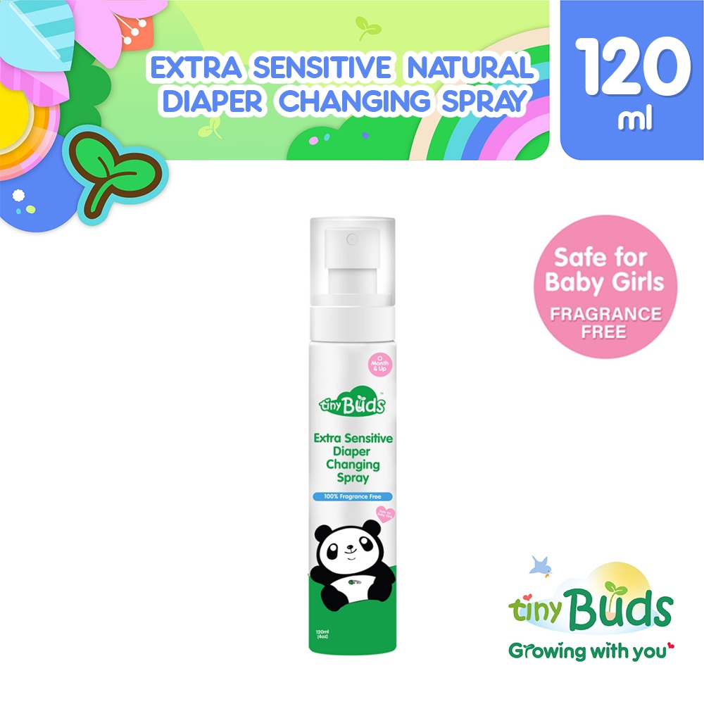 Tiny Buds Extra Sensitive Diaper Changing Spray (120ml