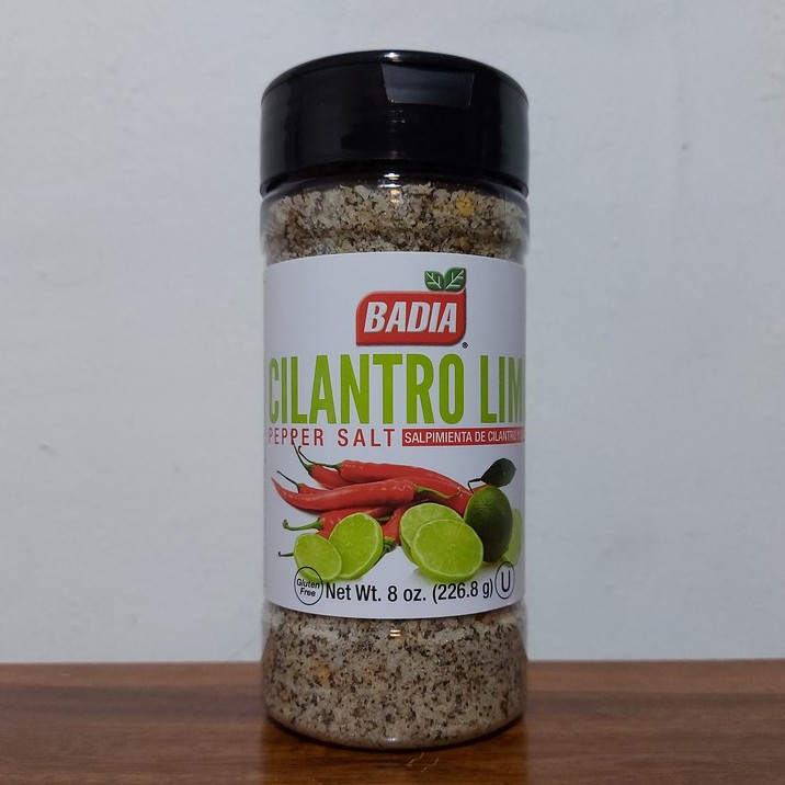 Badia Cilantro Lime Pepper Salt 8 oz 