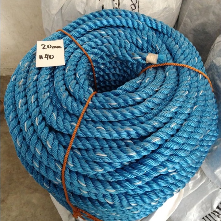 Nylon Rope no.40 20mm lubid tali Durable & Good Quality ties use for boat