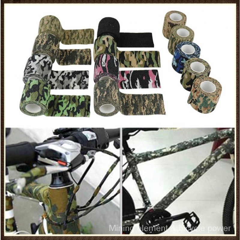 Spot Outdoor camouflage bandages Non woven Waterproof Bike Camo