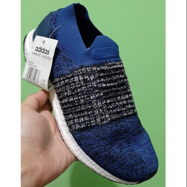 Adidas ultra boost outlet laceless navy