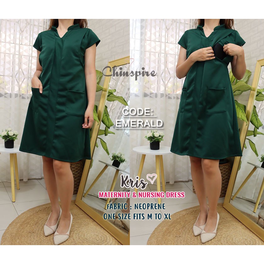 Nursing dress cheap shopee