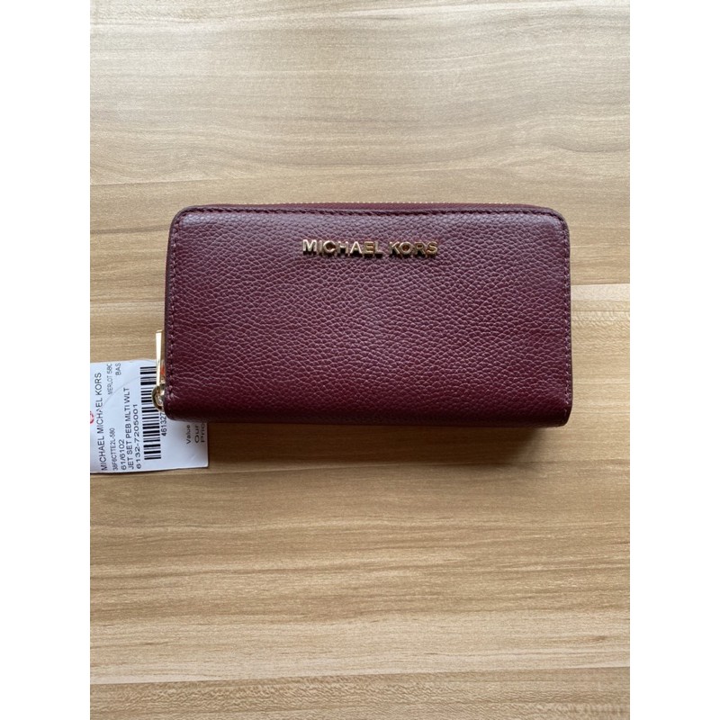 Michael kors merlot clearance wallet