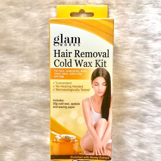 GLAM WORKS HAIR REMOVAL COLD WAX KIT Shopee Philippines