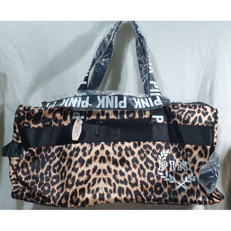 Original Victoria's Secret Leopard Gym weekender duffel bag