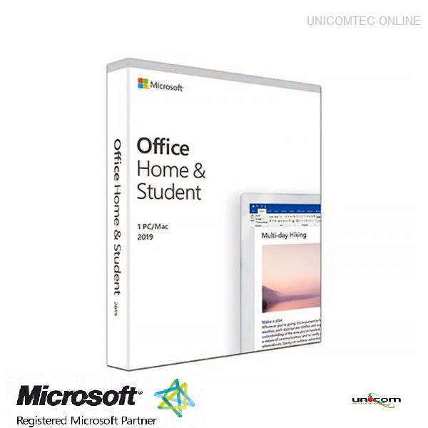 Microsoft Office Home and Student 2019 License for Mac