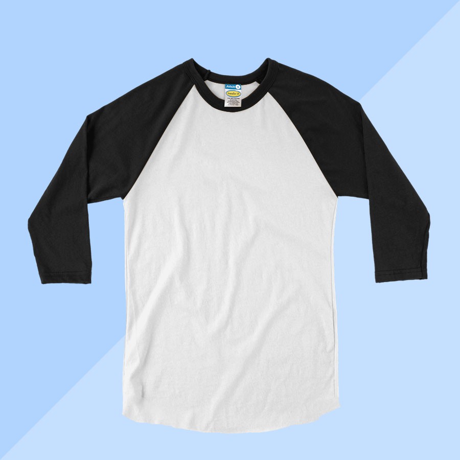 Plain white 2024 baseball tee