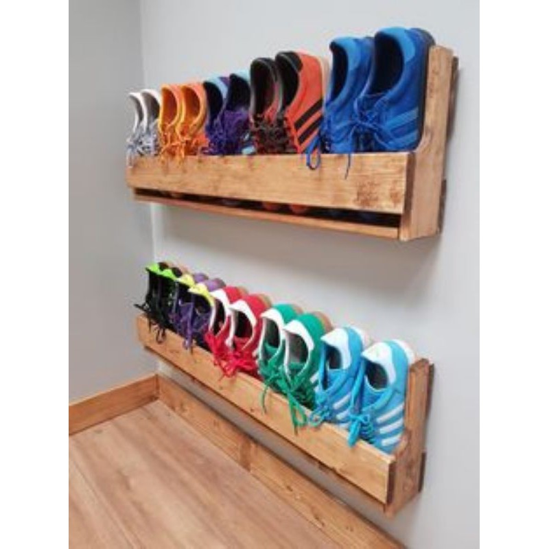 Wall-Mounted Shoe Rack