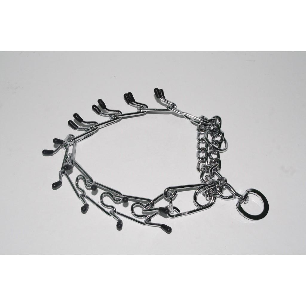 Rubber prong clearance collar